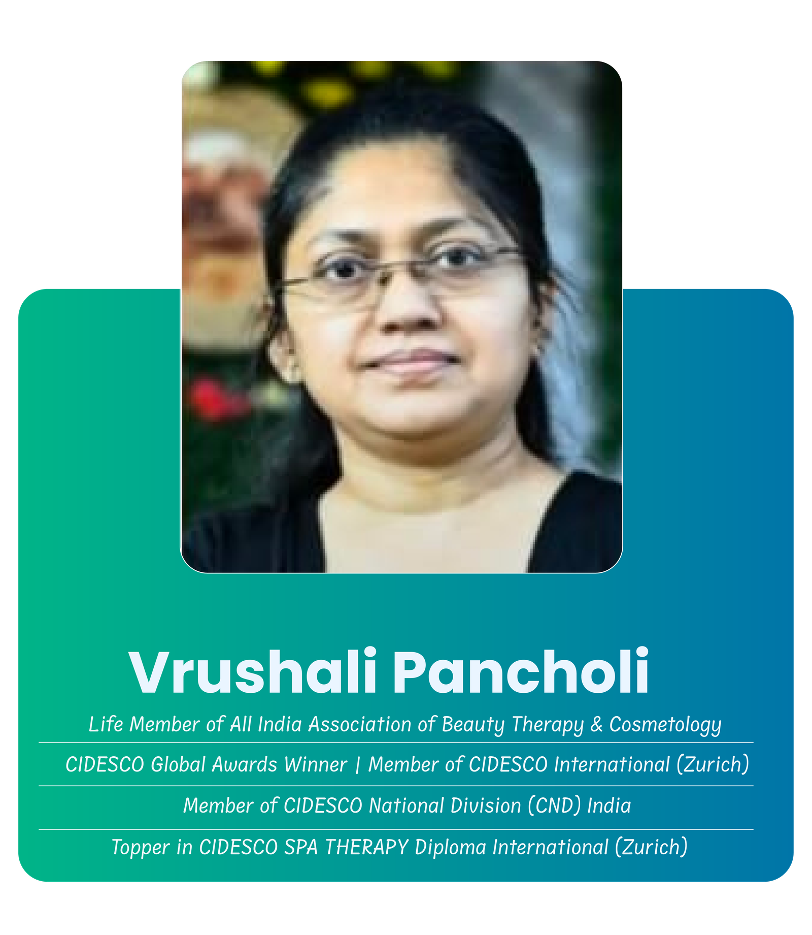 Founder - Vrushali Pancholi